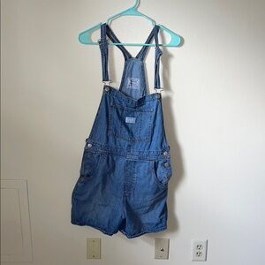 Levi's Classic Blue Denim Overalls